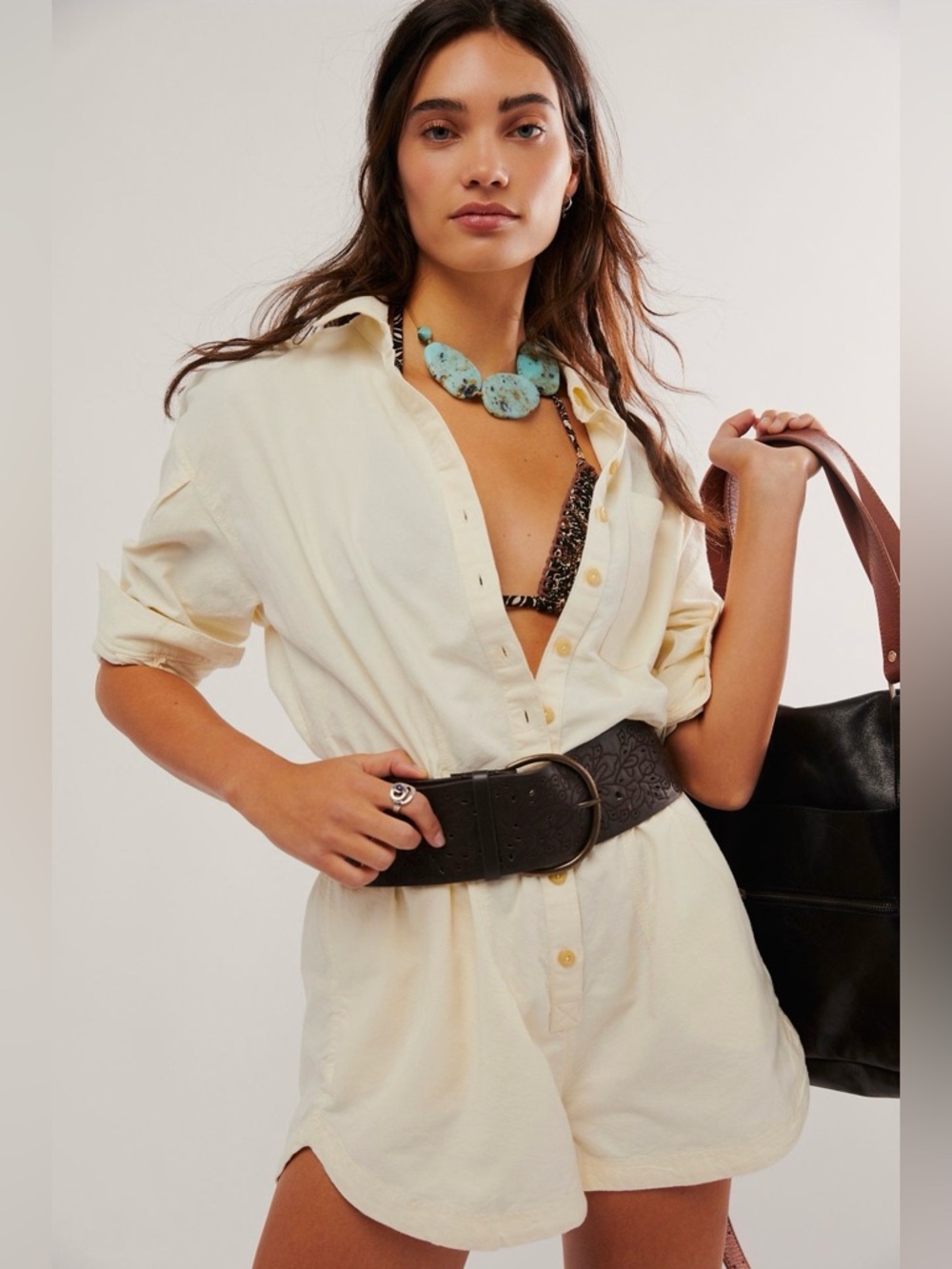 Free People Oxford Romper